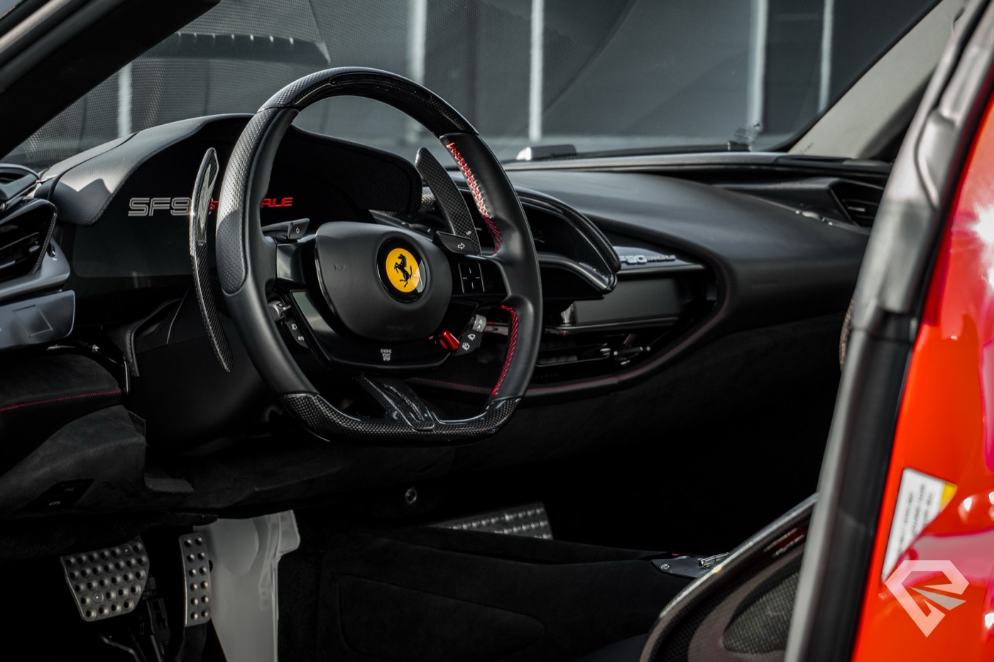 Ferrari SF90 Stradale interior - Diamond Auto Care portfolio