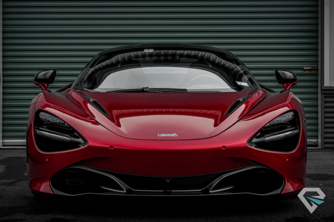 McLaren 720S front view with ceramic coating