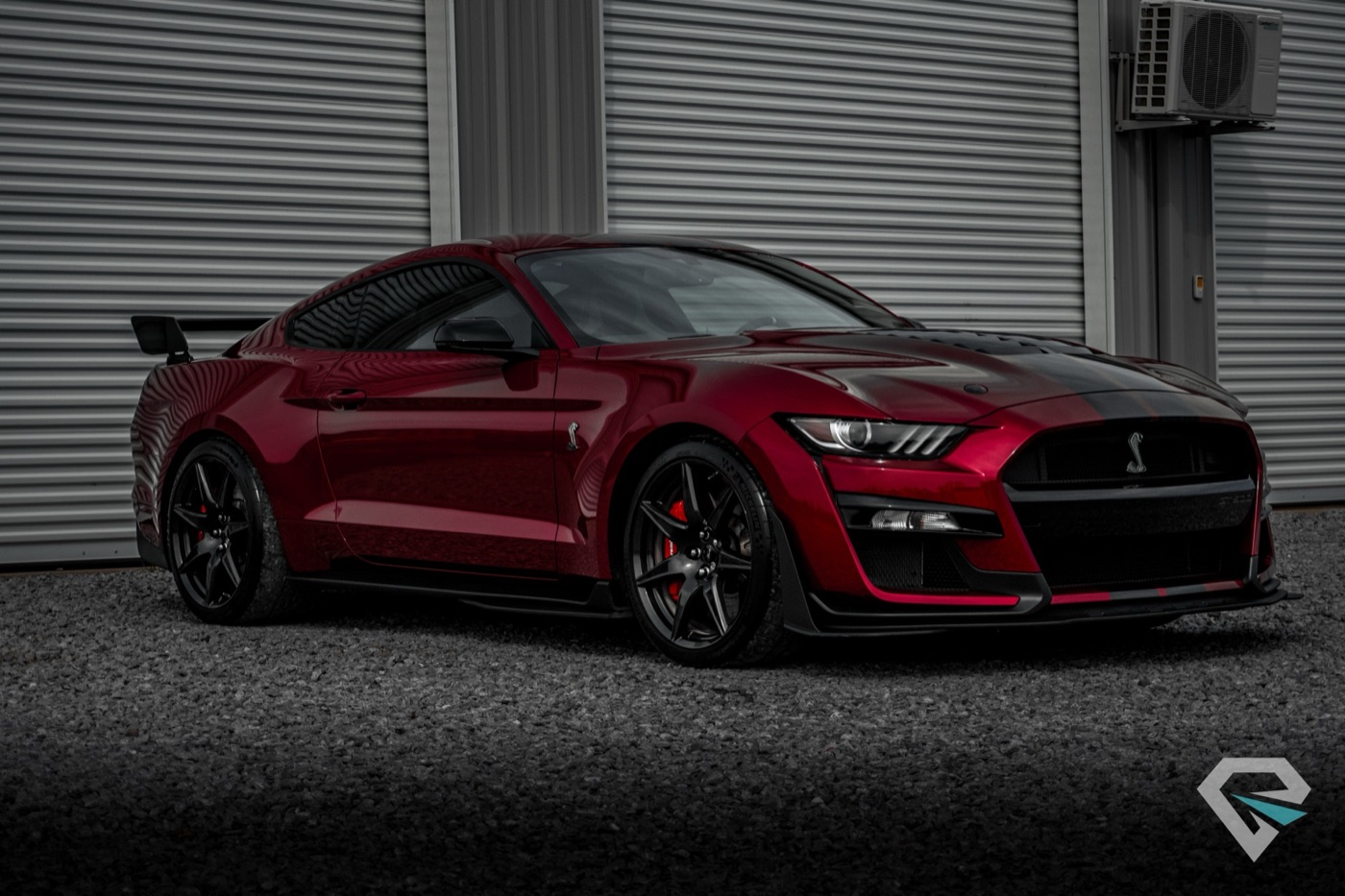 Red Shelby GT500 ceramic coated